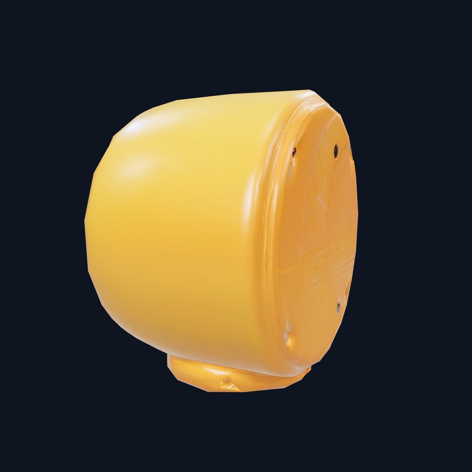 Industrial Warning Light Model Pack with Detailed Geometry